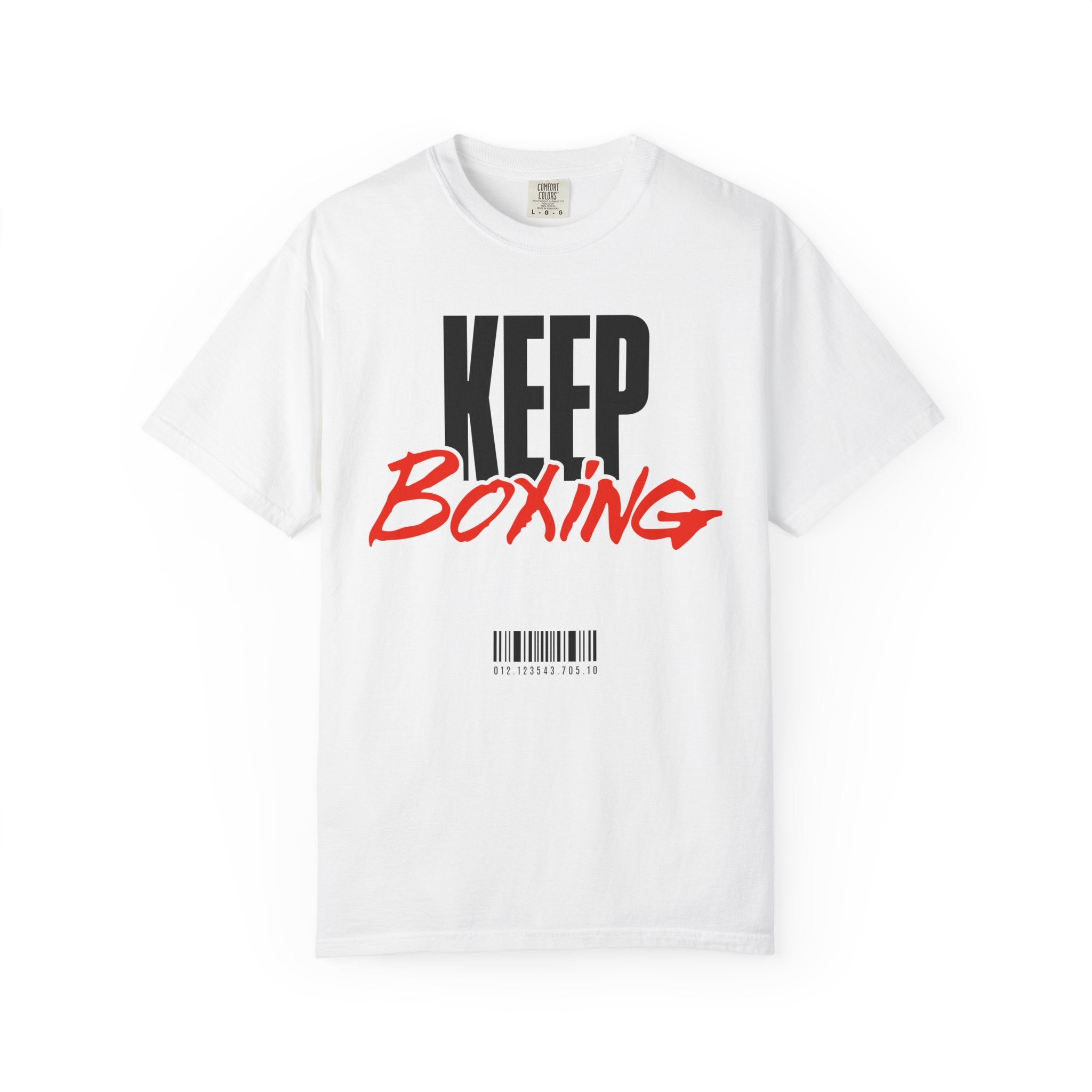 Keep Boxing - Barcode  — Graphic Tee